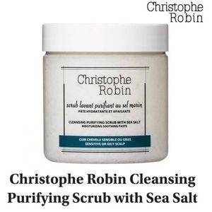 NEW Christophe Robin Scalp Scrub with Sea Salt
